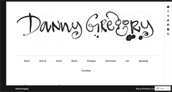 Desktop Screenshot of dannygregorysblog.com